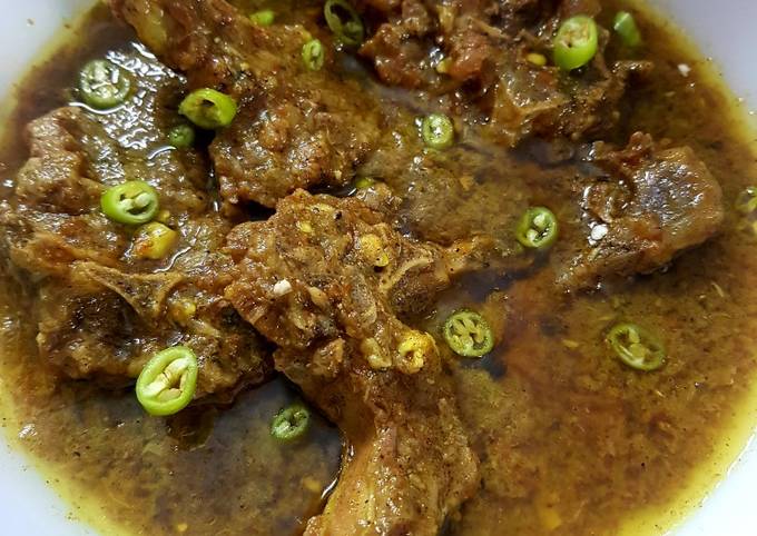 Mutton Black Papper Karahi